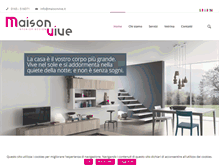 Tablet Screenshot of maisonvive.it